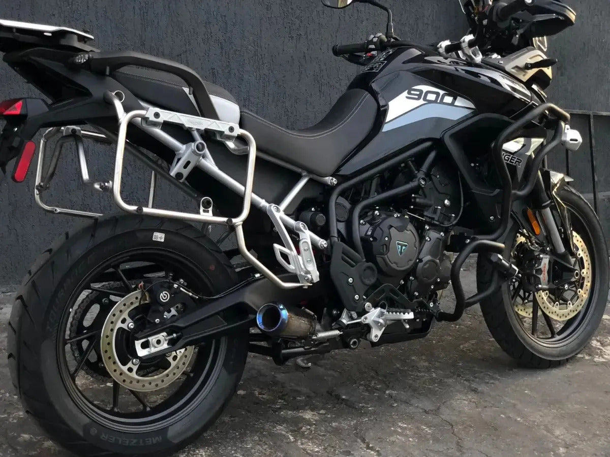 Escapamento Full Completo Mexx Triumph Tiger 900 Bomber Inox