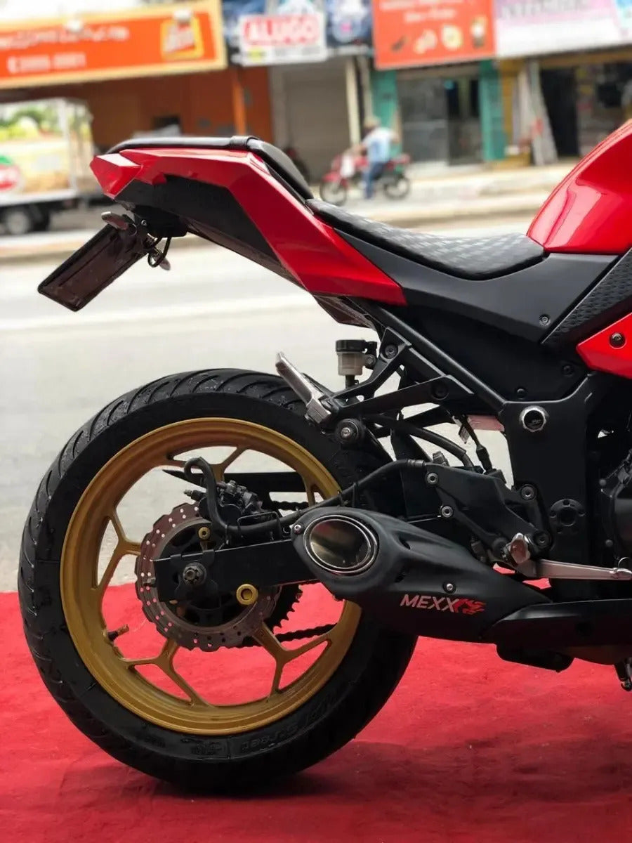 Ponteira Esportiva Mexx Kawasaki Ninja 300 Inox 304