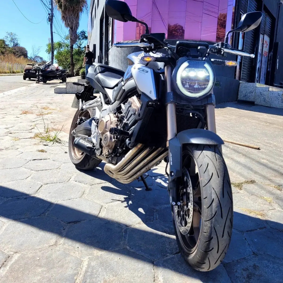 Ligne d'Échappement Complète Mexx Honda CB 650R Bomber Inox 304