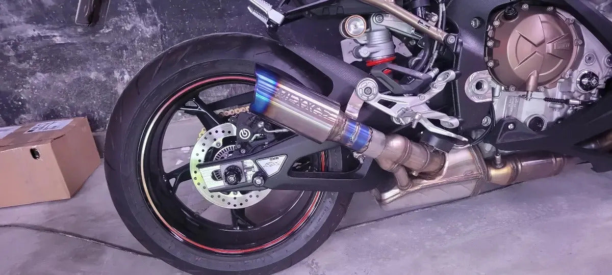 Ponteira Esportiva Mexx Dragon Em Titânio Bmw S1000rr