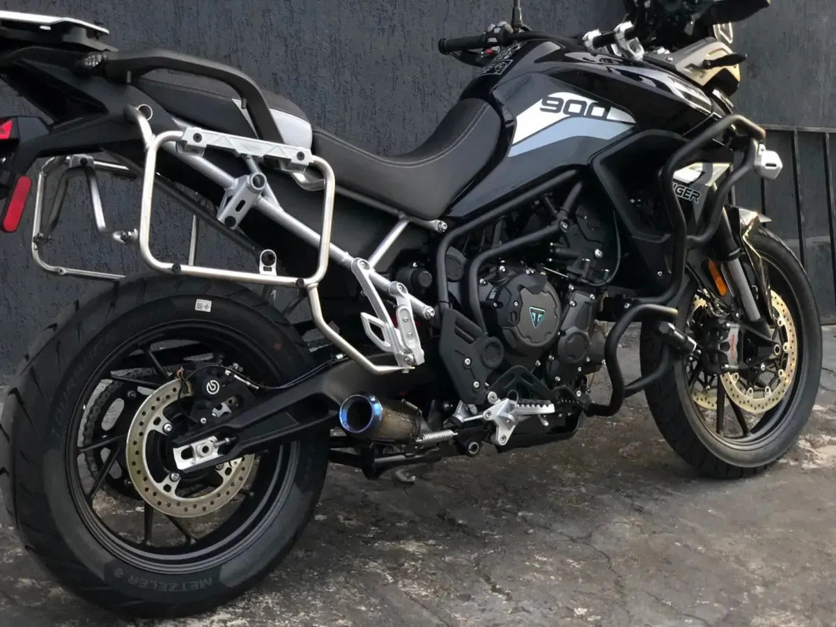 Escapamento Full Completo Mexx Triumph Tiger 900 Bomber Inox