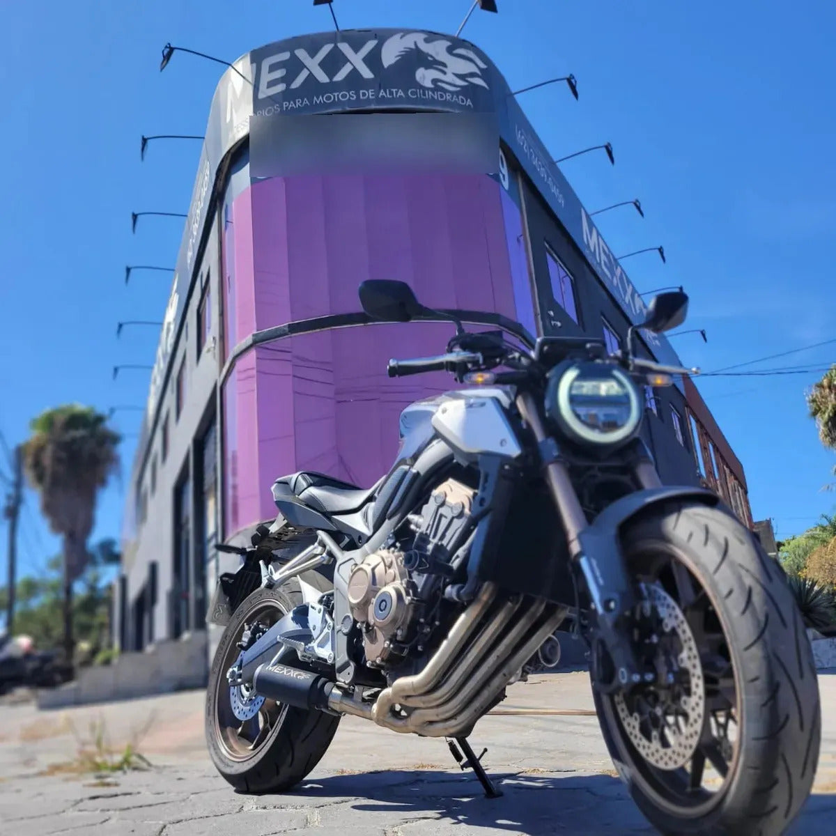 Ligne d'Échappement Complète Mexx Honda CB 650R Bomber Inox 304