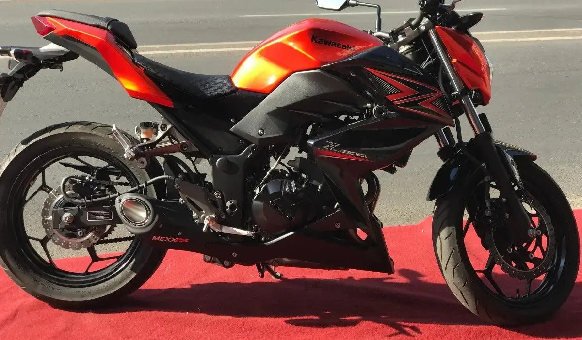 Ponteira Esportiva Taylor Made Mexx Kawasaki Z300 Inox 304