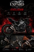تحميل الصورة في عارض المعرض، Escapamento Full Expard Ciclone Inox 304 Kawasaki Z1000/Z1100
