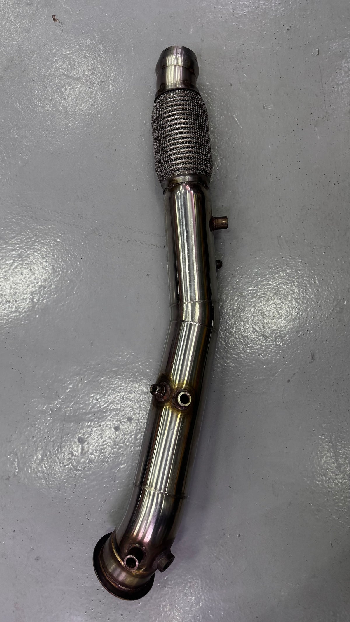 Downpipe inox 304 Amarok 2.0 TDI com flexível