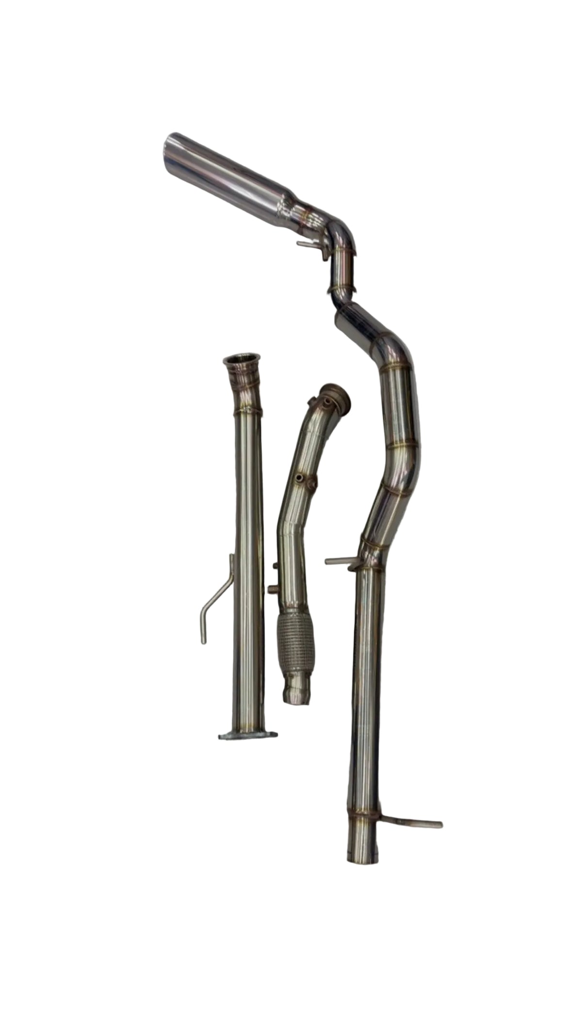 Kit escapamento full direto com downpipe inox 304 para Amarok 2.0 TDI
