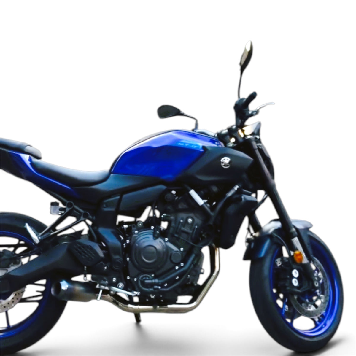 Perfil da Yamaha MT-07 com o sistema Expard HP completo