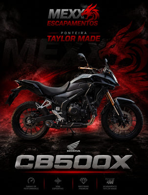 Escapamento Esportivo Honda Taylor Made Mexx CB500F / CB500X / NX500