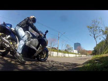 Carregar e reproduzir vídeo no visualizador da galeria, Teste de som do escapamento Mexx na Suzuki Hayabusa
