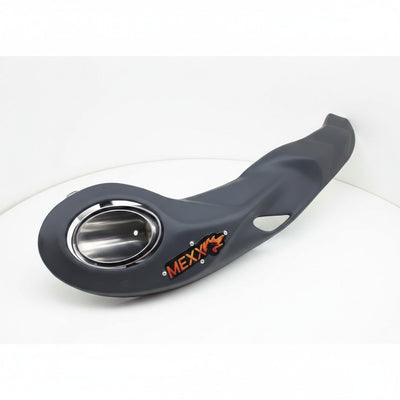 Escapamento esportivo RockStar Performance Taylor Made Mexx preto fosco com detalhe em metal para Honda CB1000R
