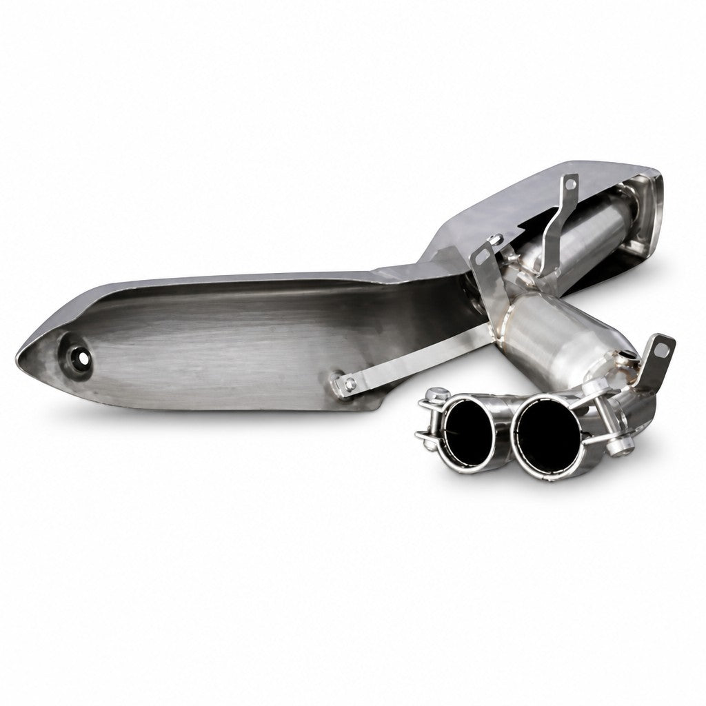 Ponteira de escapamento esportivo RockStar Performance em aço inox para Honda CB 1000 com acabamento premium