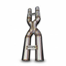 Carregar imagem no visualizador da galeria, Xpipe RockStar Performance em aço inox 304 para Ford Mustang GT, com soldas reforçadas e design de alta performance.
