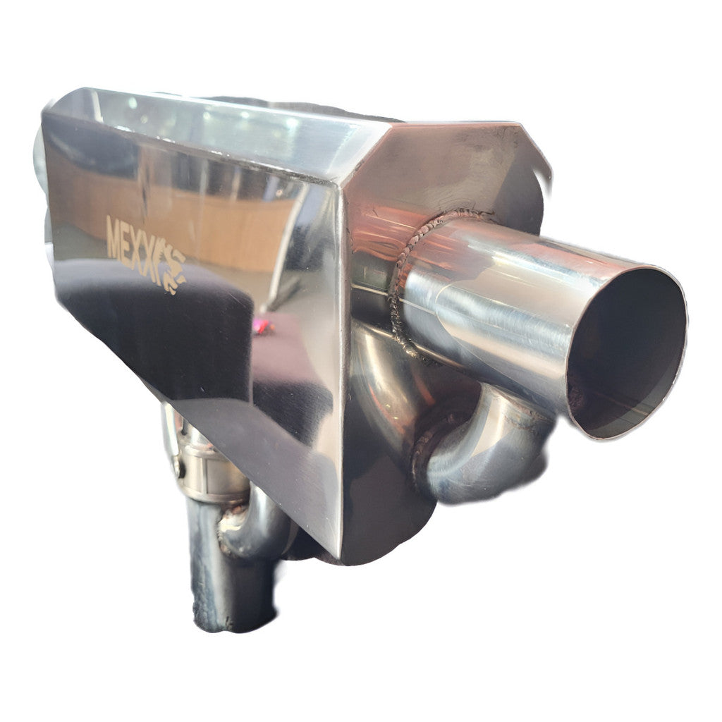 Abafador Valvulado Inox 6  Mexx Escapamentos