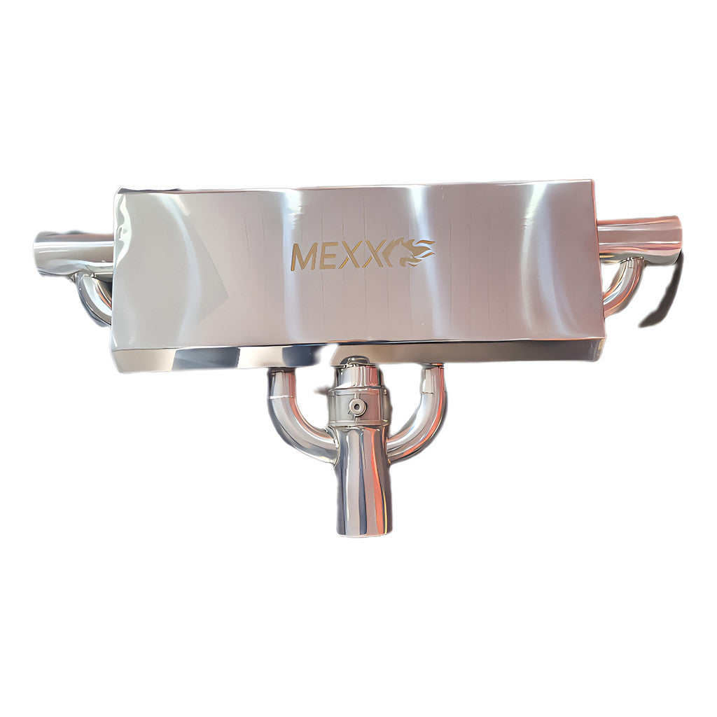 Silenciador con Válvula Inox 6" Mexx Escapamentos