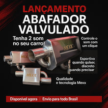 Laden Sie das Bild in den Galerie-Viewer.Abafador Valvulado Inox 6  Mexx Escapamentos
