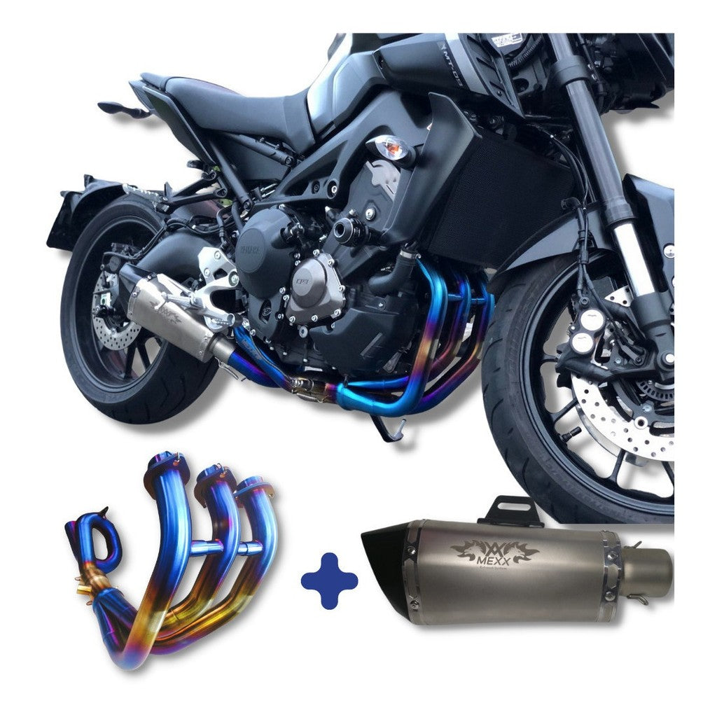 Escapamento Esportivo MT 09 Mexx Full  Completo - M4