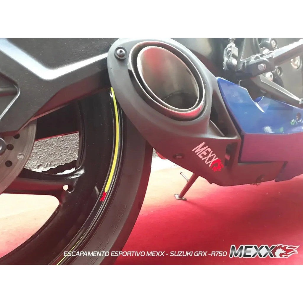 Sport Exhaust Suzuki GSX-R 750 Srad 2014 to 2016 Taylor Made Mexx