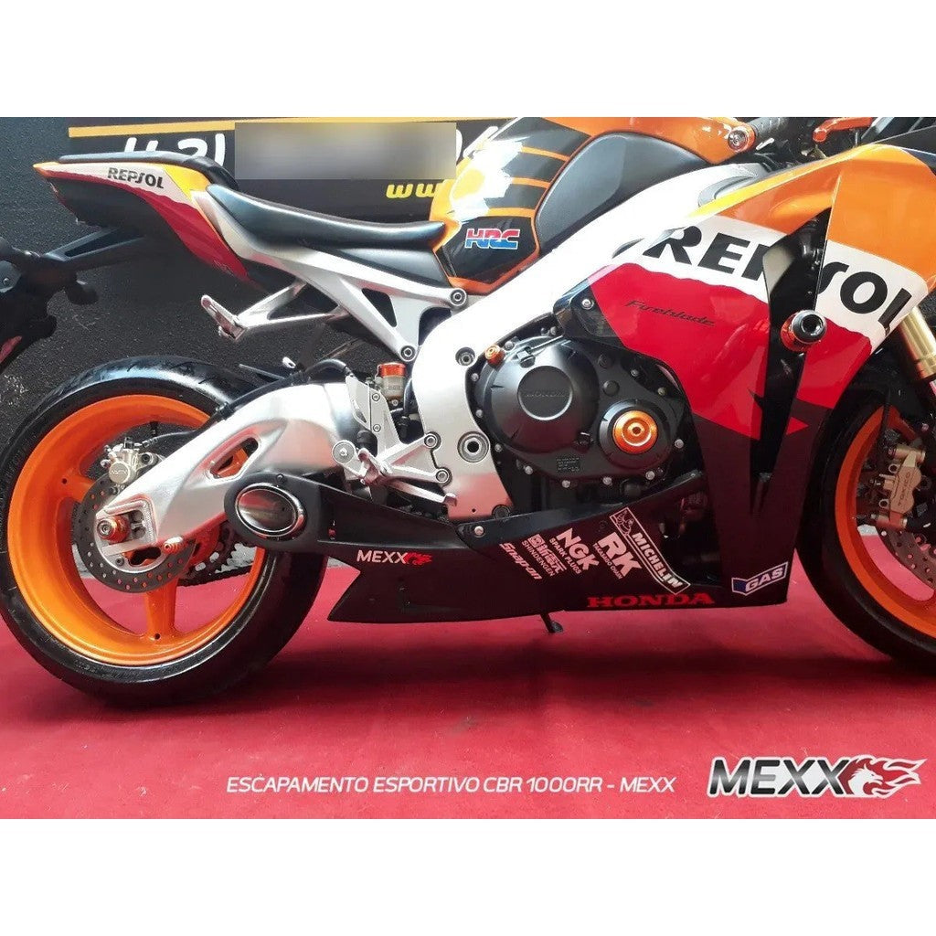 Escapamento Esportivo Honda CBR 1000RR 2008 a 2011 Taylor Made Mexx