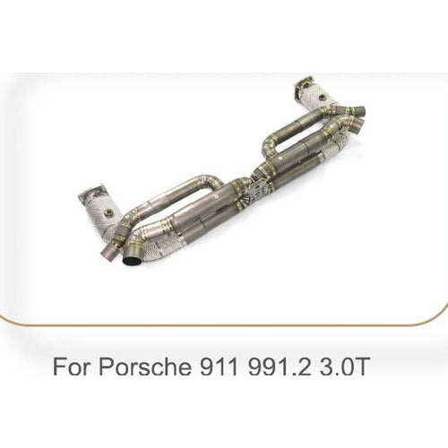 Escapamento Cat-Back Valvulado Titânio Porsche 911 991.2 3.0T