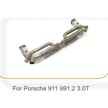 Carregar imagem no visualizador da galeria, Escapamento cat-back valvulado em titânio para Porsche 911 991.2 3.0T
