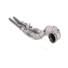 Carregar imagem no visualizador da galeria, Downpipe esportivo em inox com manta térmica para Audi RS3 8Y 2.5 TFSI
